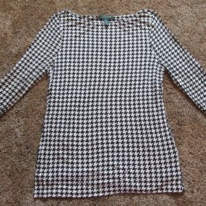 Ralph Lauren Houndstooth top